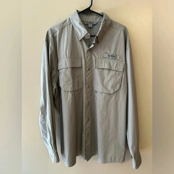 Gander Mountain‎ Mens Outdoors Duck Goose Guide Series Shirt Button Up XL Gray - Picture 1 of 8